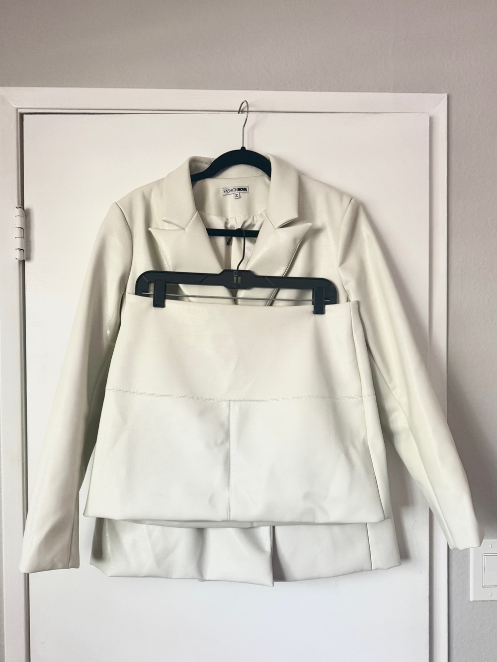 Fashion Nova Blazer Skirt Set